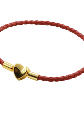 进口编织3d硬金转运珠本命年红绳