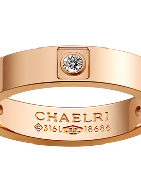 兰米儿日式轻奢异地恋戒指男女士