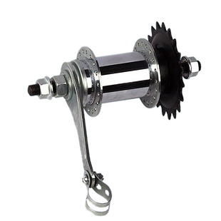 死飞车自行车倒刹花鼓残疾人手摇三轮车倒闸飞轮脚刹轴皮后花鼓