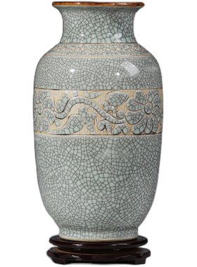 景德镇陶瓷器花瓶手工复古做旧