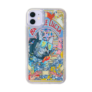 BronzeLucia新款适用iphone11promax手机壳苹果个性创意 流沙潮牌