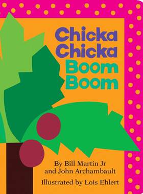 【中商原版】Chicka Chicka Boom Boom Book 叽喀叽喀碰碰 凯迪克大奖绘本 英文原版 纸板书 英语字母启蒙 字母绘本