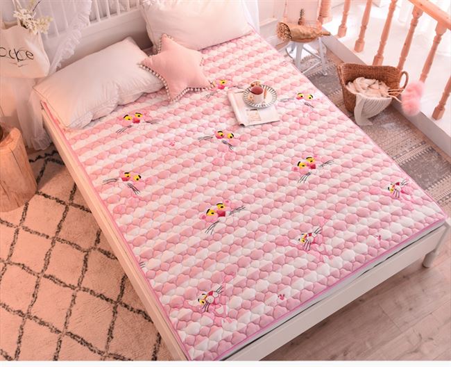 冬季 珊瑚绒床单加绒加厚床上铺毛毯铺床防滑绒毯子床垫床毯 宝蓝
