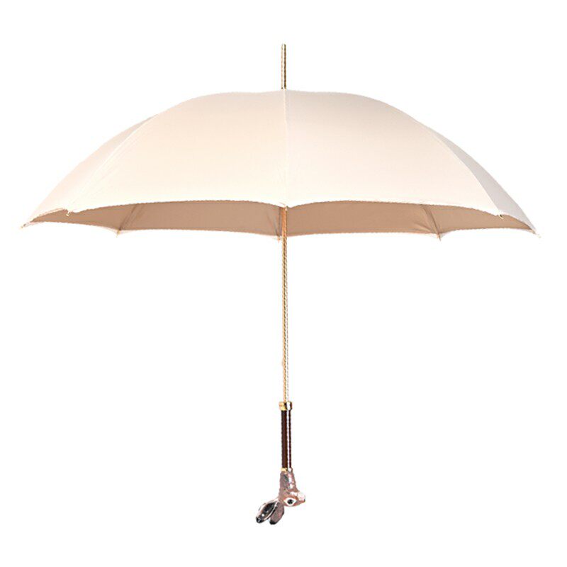 意大利兔子卡其色晴雨两用遮阳伞