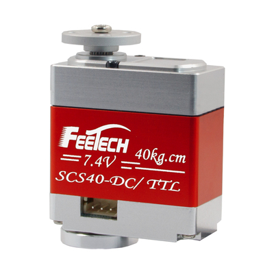 FEETECH飞特SCS40-DS串口总线40kg双轴空心杯全金属机器人舵机
