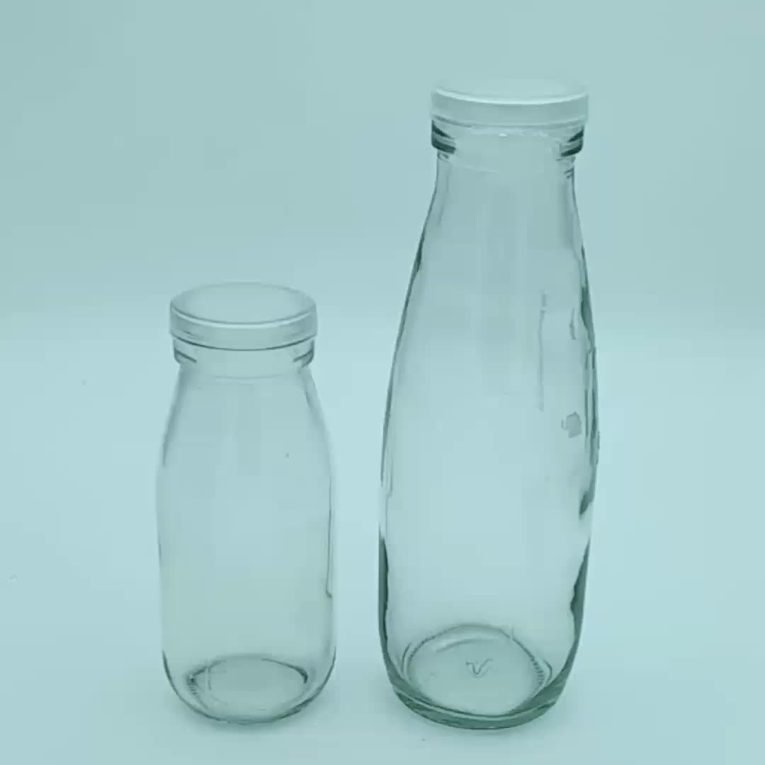250ml Milk Glass Bottle With Plastic Easy Open Lid Buy Milk Glass