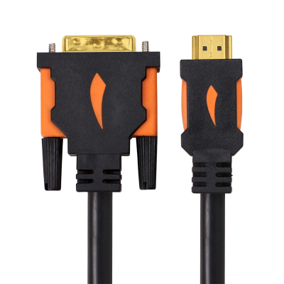 升级版HDMI转DVI连接线 电脑主机到显示器连接线 dvi转hdmi 互转