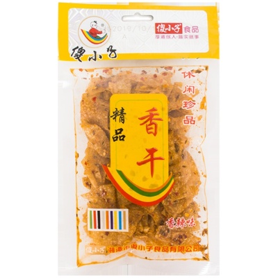 傻小子豆干香辣五香儿时香干零食