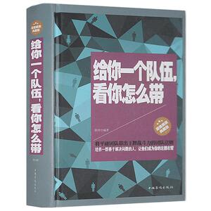 正版包邮 给你一个团队看你怎么带 精装典藏版 怎么管公司 如何带队伍管理员工 经营管理书籍 企业管理类书籍 如何管理一个团队