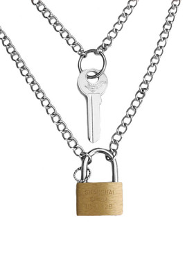 潮男网红alex同款锁头女挂饰挂坠