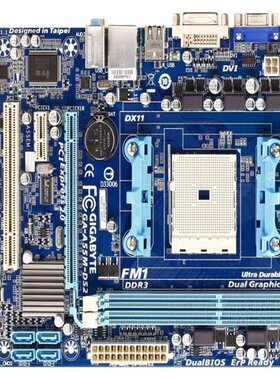 包邮技嘉华硕微星A55A75FM1主板