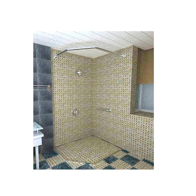 不锈钢三角形免打孔浴帘杆