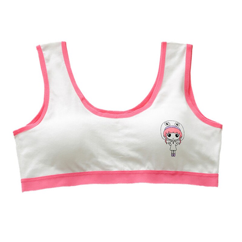 少女文胸学生发育期初中生中大童胸罩女童内衣大码小背心运动宽带