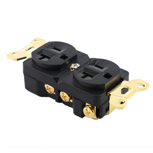 AUDIOSOST古河单晶铜美标电源插座芯 20A墙插 HIFI音响专用86尾座