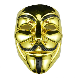 成人搞怪电影主题V脸面具万圣节恐怖V字仇杀队面具舞会男儿童全脸