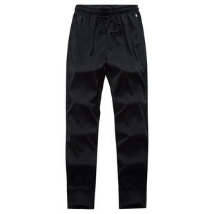 男士运动裤直筒秋冬季加绒休闲长裤子加肥加大码夏季薄款卫裤宽松