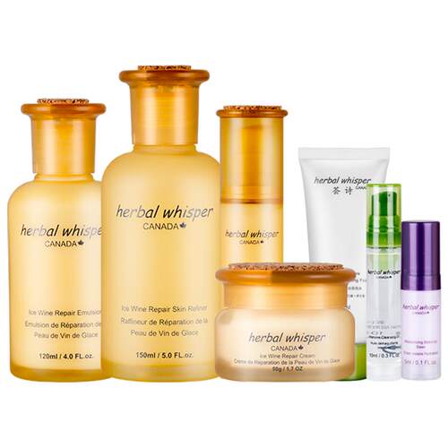 荟诗冰酒倍润四件套修护系列