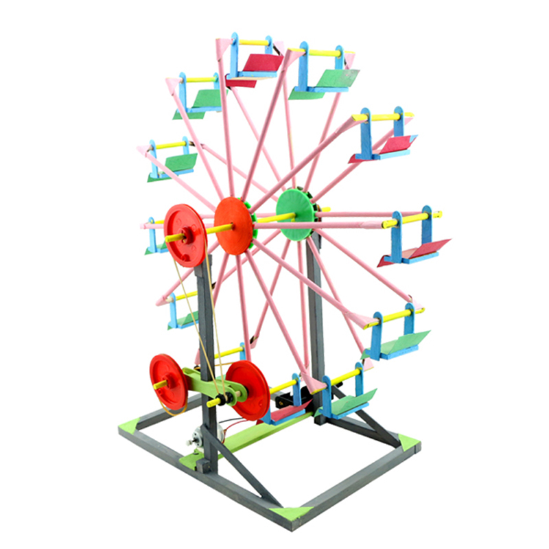 diy摩天轮风扇小学生科技小制作小发明科学实验益智玩具手工作业