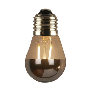 无影半电镀灯泡E14 E27螺口镀银球泡白炽钨丝普通装饰灯泡