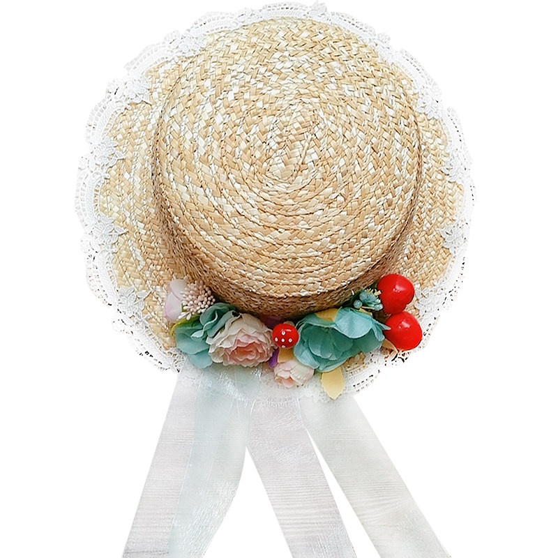可爱lolita软妹森系田园清新草帽