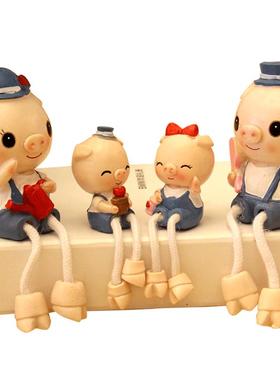 工艺吊脚娃娃结婚送礼卡通动物