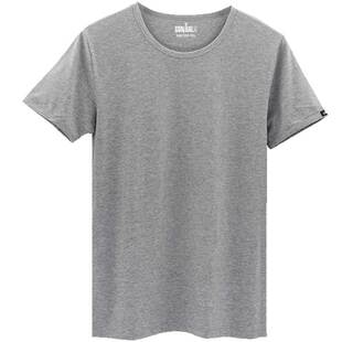 冠得半袖T恤男士内衣汗衫背心冰丝莫代尔圆领春天中年老头衫短袖