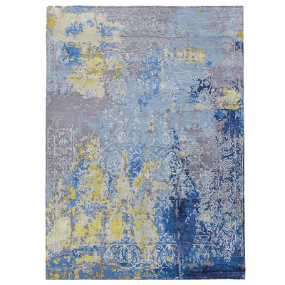 KM手工打结羊毛加丝地毯