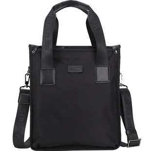 威尔伦公文包男商务男包手提包男士包包牛津布单肩包斜挎包通勤包