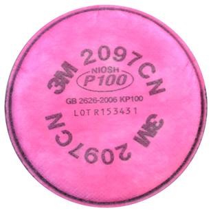 正品3M过滤棉2097防尘P100活性炭有机蒸气异味焊烟玻璃纤维颗粒物