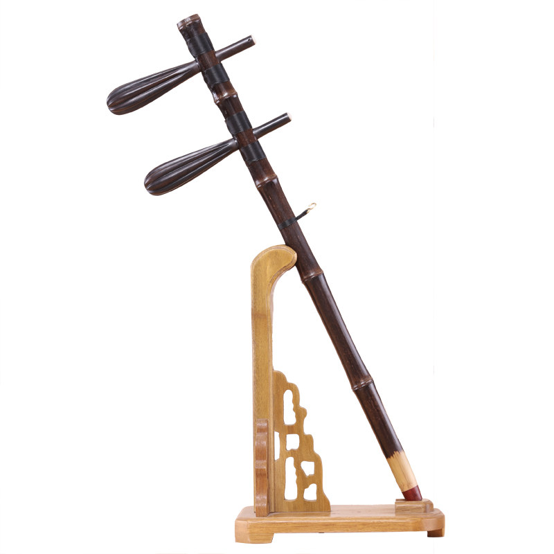 京胡担 配件 福建紫竹 黑檀琴轴 京胡担子 京胡杆