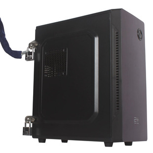 办公台式电脑防盗锁大机箱保险箱主机保护器网咖酒店竞技PC固定锁