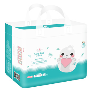 cuteseal小萌希奥天使软萌纸尿裤M码36片尿不湿颜值婴儿超薄透气