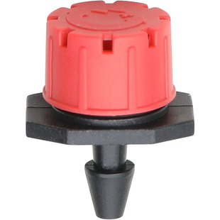 果树滴灌滴头可调大小果园花卉盆栽8孔滴水器小红帽灌水头微喷头