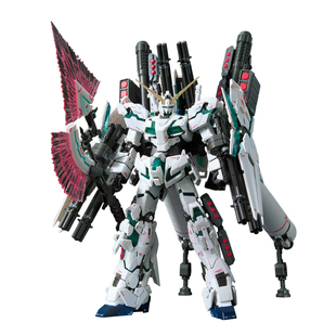 现货 万代 RG 30 1/144 FA 全装备全武装独角兽 绿 高达 拼装模型