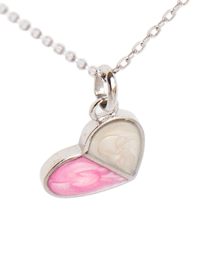 《弥音原作》红白爱心女ins项链