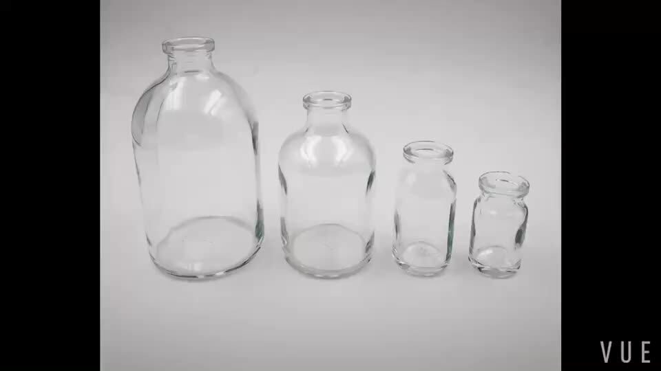 100ml Pharmaceutical Usp Type Ii/iii Injection Amber Glass Bottle Buy