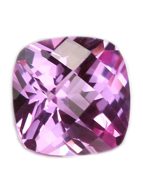 粉红碧玺裸石肥正方形彩色宝石
