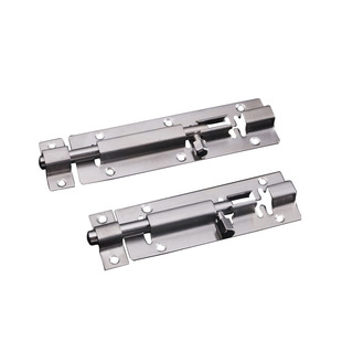 不锈钢明插销1.5寸2寸-12寸门栓橱窗房木门小方中方迷你门闩插销