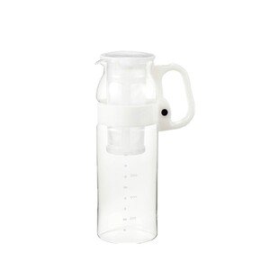 日本iwaki怡万家原装进口耐热玻璃冷水壶大容量凉水杯带过滤茶壶