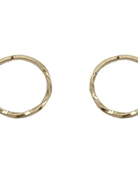 新品美国14k包金纯银S925简款