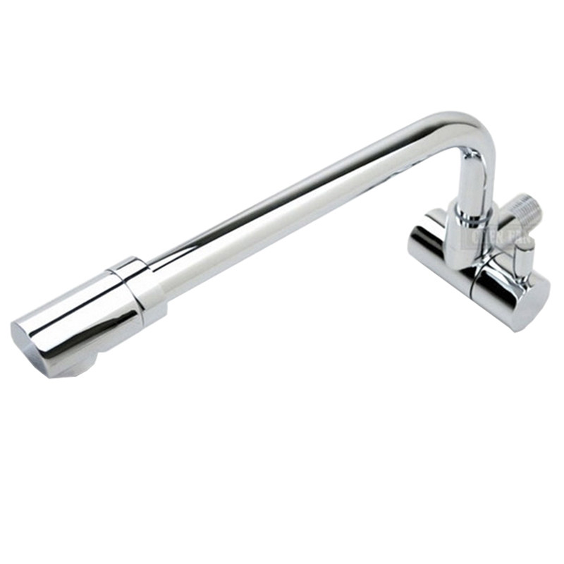 加长单冷入墙式可旋转厨房水龙头
