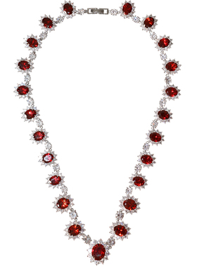 项链耳环晚宴两件套超闪礼服配饰