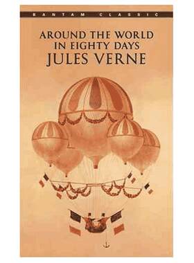 【中商原版】八十天环球旅行英文原版小说 英文版 Around the World in Eighty Days 英文原版书 经典文学名著书籍