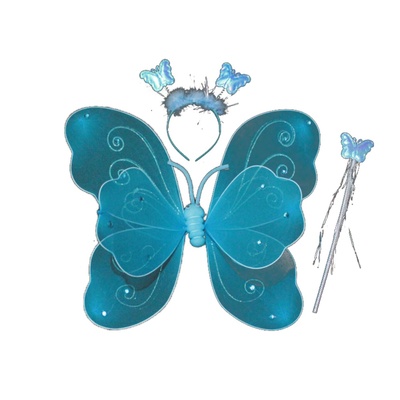 公主裙儿童天使蝴蝶翅膀表演出服