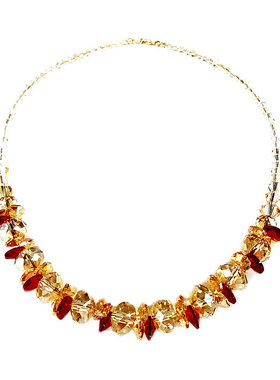 水晶短款结婚情人节礼物送妈妈