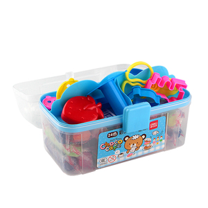 得力7021彩泥 儿童创意24色彩泥 小学生大号 无毒橡皮泥 内含工具