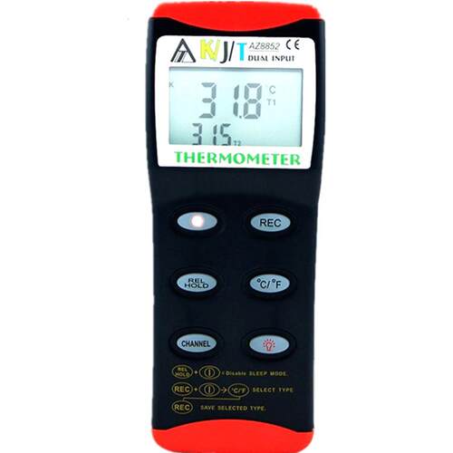 台湾衡欣KJT热电偶测温仪温度计AZ8852/8856/8801/8803/8811