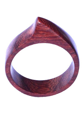 红木戒指忠之路檀木桃形复古情侣