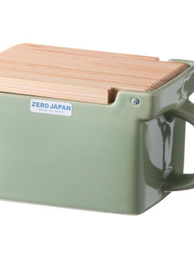 ZEROJAPAN调料罐彩色陶瓷手柄