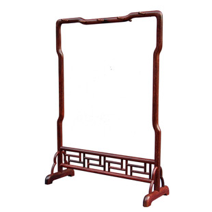 红木毛笔架笔挂 小叶紫檀实木质毛笔架笔挂 文房书法用品高档礼品